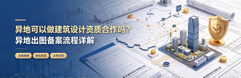 异地可以做建筑设计资质合作吗？异地出图备案流程详解